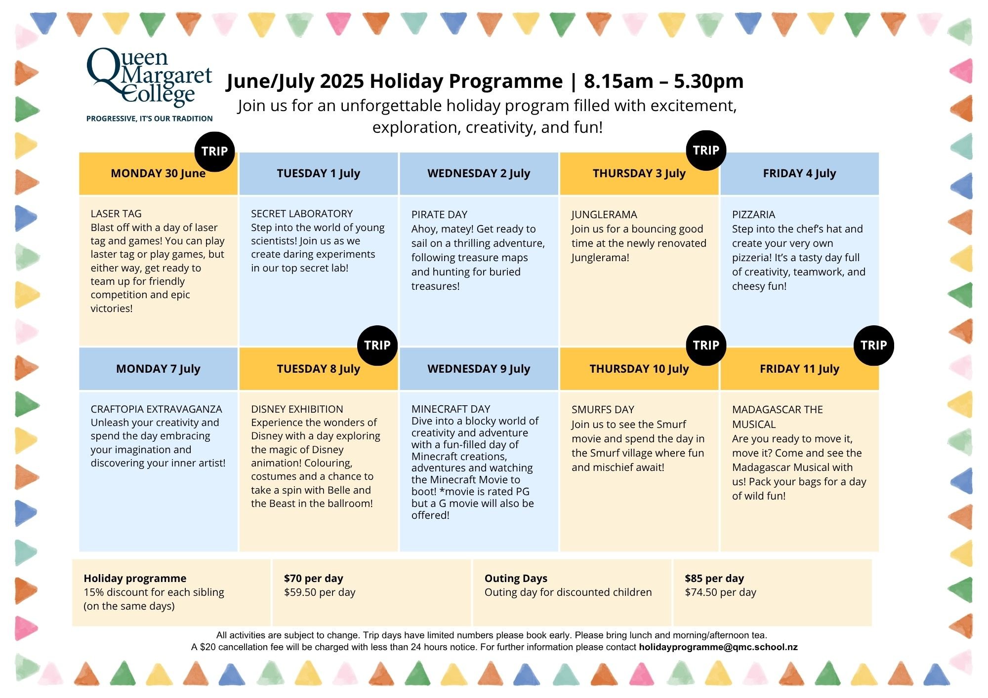 APRIL HOLIDAY PROGRAMME (2)
