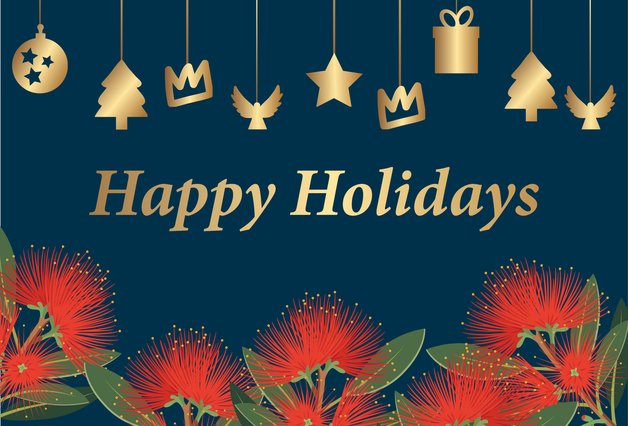 Happy Holidays webtile