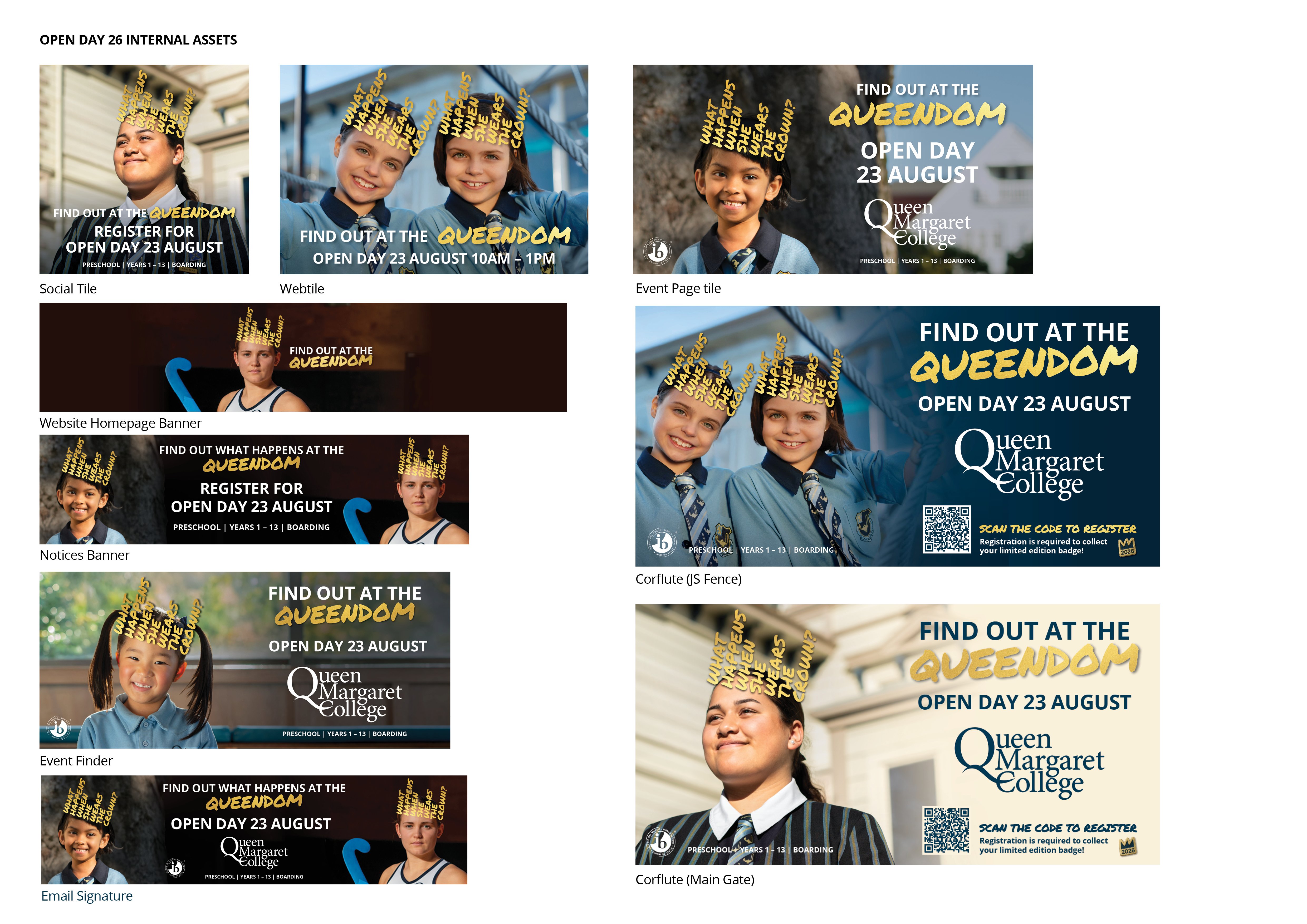 Open Day 26 Asset Sheet
