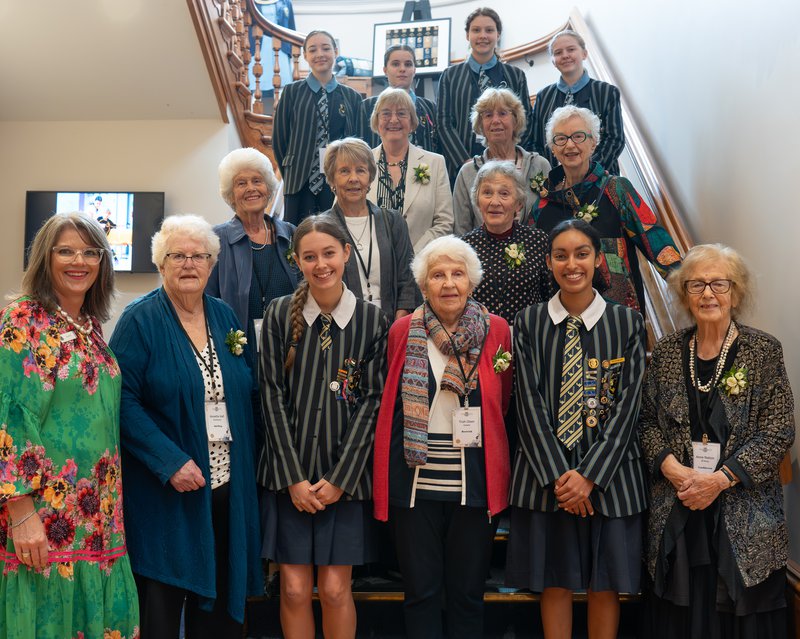 QMC - class of 54 with students-2.jpg